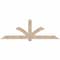 Ekena Millwork Redmond Smooth Timber Gable Bracket, Douglas Fir, 96"W x 32"H x 5 1/2"D x 5 1/2"F, 8/12 Pitch GBW096X32X0606RED00SDF - alternate 1